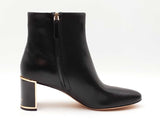 Kate Spade New York Merritt Booties In Black Leather Size 9.5b Fw0725rzdu