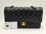 Chanel Black Quilted Caviar Classic Double Flap Shoulder Bag Sd0225wxxzsa