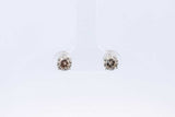 Approx. 1.2ctw Diamond Screw Back Stud Earrings In 14k White Gold Eb0423icrsa