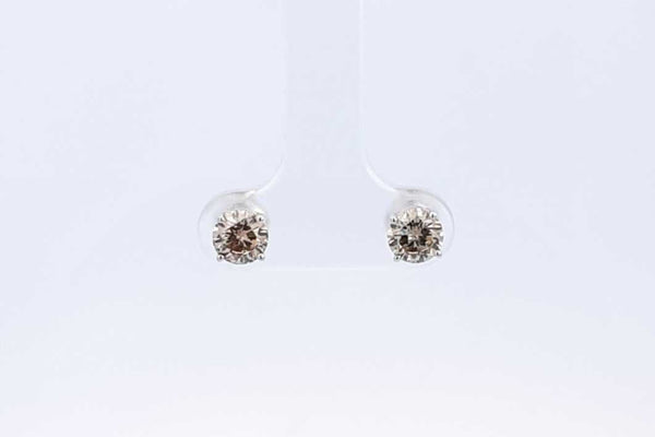 Approx. 1.2ctw Diamond Screw Back Stud Earrings In 14k White Gold Eb0423icrsa