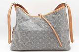 Louis Vuitton Monogram Washed Grey Denim Carryall Shoulder Bag Eb0926ooxzde