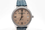 Frederique Constant 36mm Automatic Watch With Diamond Bezel Eb0525rzxsa
