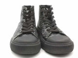 Versace La Greca High Top Sneakers Black Size 10 Aa1026lrzsa