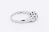 1.20cttw Diamond Ring In 14k White Gold 4.9 Grams Ring Size 7.75 Eb0625sxzsa