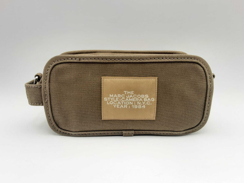 Marc Jacobs The Camera Bag In Slate Green Canvas Fw1224crsa