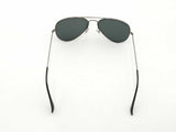 Ray-ban Rb3026 Aviator Large Metal Ii Black Sunglasses With Case Aa0726crsa