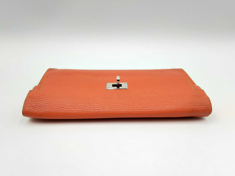 Hermes Kelly To Go Orange Wallet Fw1124pxzdu