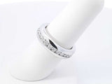 1.62 Cttw Diamond & 14k White Gold Eternity Band 10.2 Gram Size 6.75 Fw0426crxd7
