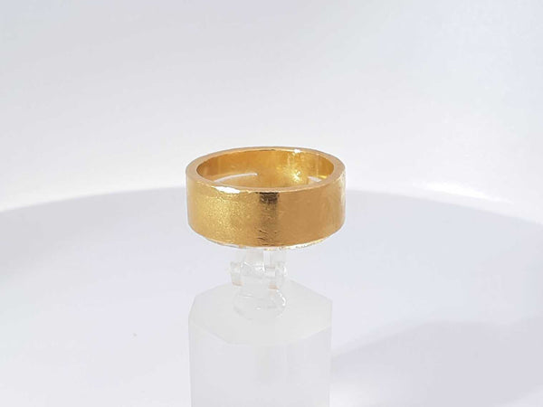 24k Yellow Gold 15.2 Grams Wedding Band Size 8 Aa0925loxzsa