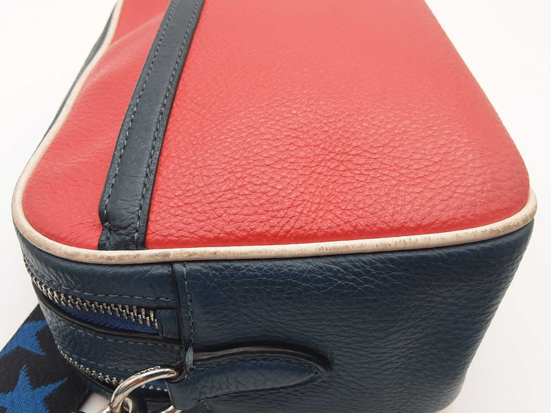 Coach X Marvel Spiderman Jes Red Blue Leather Crossbody Bag Do0625ixde