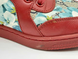 Gucci 435780 Gg Supreme Blooms Blue Red Shoes Size Gucci 36.5 Womens Do1224lrxde