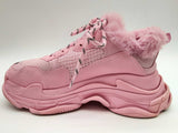 Balenciaga Triple S Faux Fur Pink Shoes Size Eu 38/ Us 8 Do0324oxzde