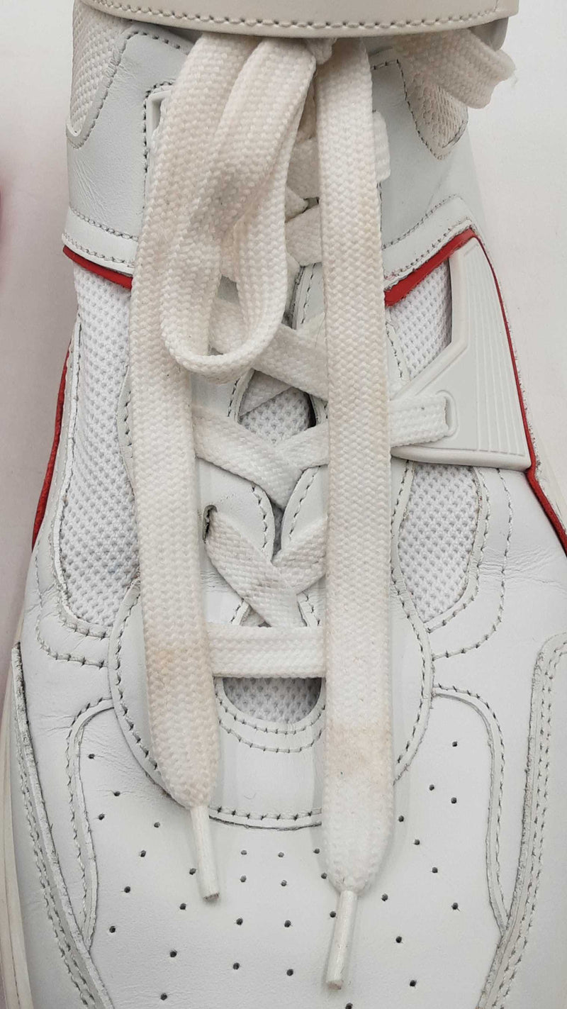 Christian Louboutin Astroloubi White Leather Sneakers Size Eu 45 Fw026467lrxdu