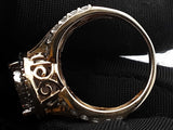2.0 Cttw Diamond & 10k Yellow Gold Double Halo Ring 7.1 Grams Size 6.5 Fw0826irxdu