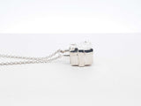 Tiffany & Co. Gift Box Padlock Charm In 925 Silver 17.2 Gram 18 Inch Fw1026lrxdu