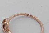 Na Hoku 14k Rose Gold Plumeria Flower Ring With A Diamond 1.7 Grams Size 6.75 Eb0926lxrsa