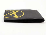 Louis Vuitton Lv Circle Epi Leather Wallet Black Aa0626ozxsa