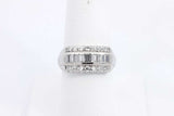 Diamond Ring In 14k White Gold 4.9 Grams Size 7.5 Eb0125wxzsa