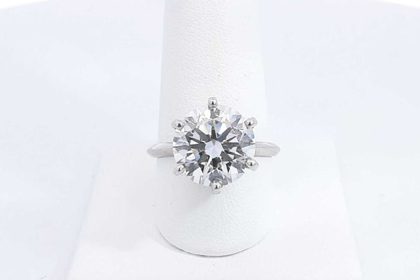 Approx. 6.1ctw Lab Grown Diamond Ring In 14k White Gold 5.1g Sz 8.5 Eb0824lexzsa