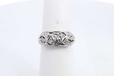 Diamond Ring In 14k Yellow Gold & White Gold 2.6 Grams Size 5.75 Eb1024cxsa