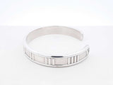Tiffany & Co. Atlas Bangle Bracelet In Sterling Silver 21.4g 6 Inch Fw1026rzdu