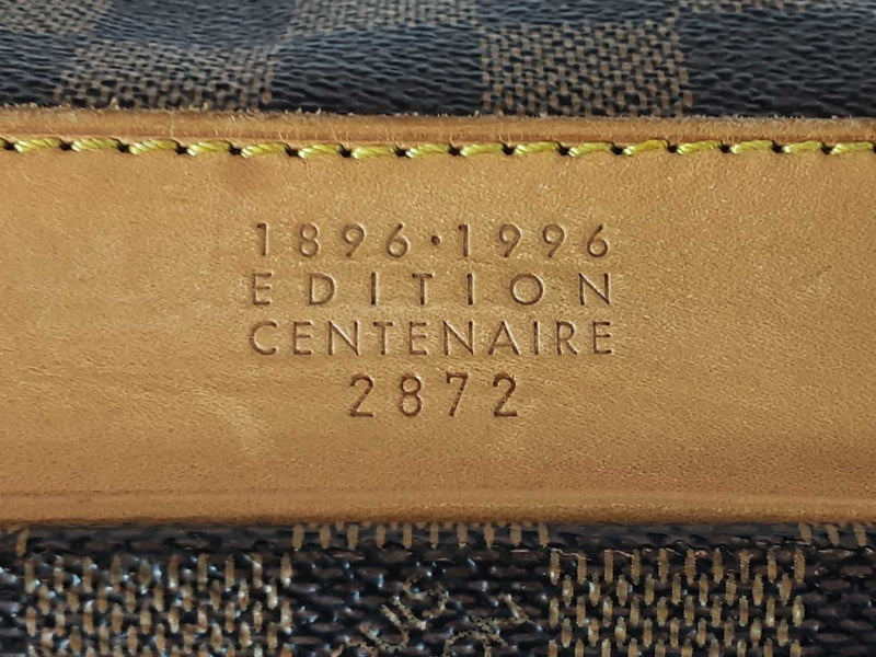 Louis Vuitton Damier Ebene 1896-1996 Edition Centenaire Handbag Sd0925szxde