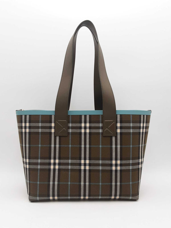 Burberry London Check Canvas Tote Bag Fw1024wrxsa