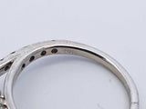1.0ctw Diamond Ring In 14k White Gold 3.5 Grams Size 5.5 Eb0225lxxzsa