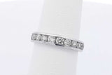 0.84cttw Diamond Ring In 14k White Gold 3.5 Grams Size 5.5 Eb0326ocrdu
