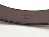 Louis Vuitton Damier Ebene Belt With Lv Inital Buckle Size 95/38 Eb0526lrxsa