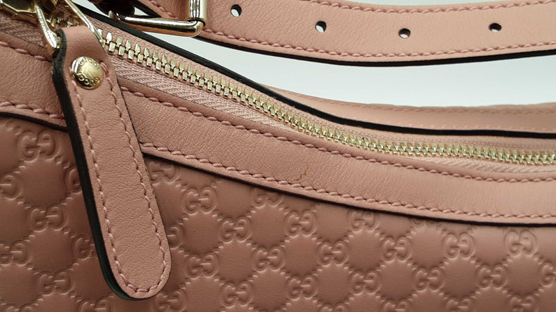 Gucci Margaux Shoulder Bag In Pink Microguccissima Leather Fw0725przdu