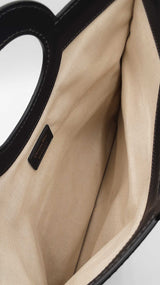 Christian Dior Foldover Clutch In Navy Blue Oblique Canvas & Leather Fw1225wrxdu