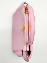 Fendi Peekaboo Pink Leather Crossbody Bag Do1224srxde