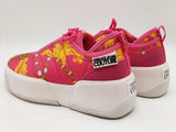 Versace Jeans Couture Fondo Ravewing Sneakers In Fuchsia Barocco Canvas Size 7 Fw0726crdu
