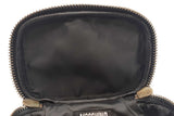 Moschino Black Leather Biker Crossbody Bag Eb0426rxde