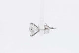 2.0cttw Lab Grown Diamond Stud Earrings In 14k White Gold 1.4 Grams Eb0726pxzsa
