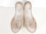 Jimmy Choo Ace White Point Embossed Nubuck Sneakers Size 40.5 Sd0726crde