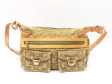 Louis Vuitton Baggy Pm Shoulder Bag In Lichen Green Denim Fw0526lxzxdu