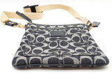 Coach Signature C Blue Denim Crossbody Bag Do0526lxde
