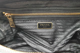 Prada Vitello Phenix Bauletto Black Leather Satchel Bag Eb0826ixzde