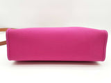 Hermes Herbag 31 Rose Pourpre Pink Canvas Crossbody Bag Do1225lexzde