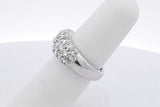 3.22cttw Diamond Ring In 14k White Gold 7.3 Grams Size 5.75 Eb0526lrxzdu