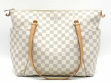 Louis Vuitton Damier Azur Totally Tote Bag White Aa1026przsa
