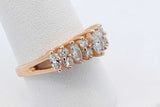 0.35cttw Diamond Ring In 14k Yellow Gold 3.6 Grams Size 8.5 Eb0626orxdu