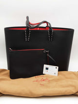 Christian Louboutin Cabata Black Leather Tote Bag Eb0526rxzsa