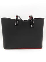 Christian Louboutin Cabata Black Leather Tote Bag Eb0526rxzsa