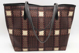 Coach Brushed Plaid City Tote Bag Eb0326wxsa