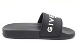 Givenchy Logo Black Slides Size 35 Eb1025wxdu