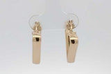 18k Yellow Gold Triangle Hoop Earrings 1.6 Grams Eb0926lorsa