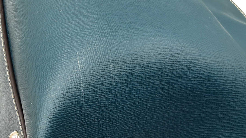 Dooney & Bourke Teal Saffiano Leather Flynn Shoulder Bag Eb1025cxdu